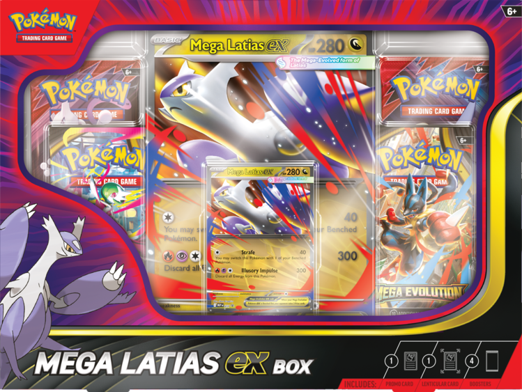 Pokemon Pokemon: Mega Latias Ex Box (EN) disponible en magasin seulement