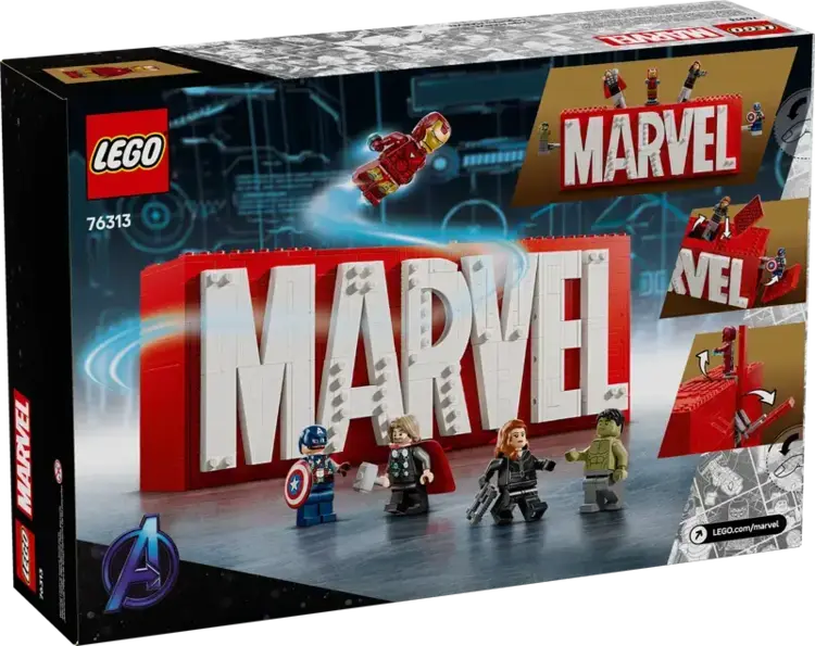 Lego Lego: Super Heroes Marvel: Logo Et Figurines Marvel (ML)  En Magasin Seulement