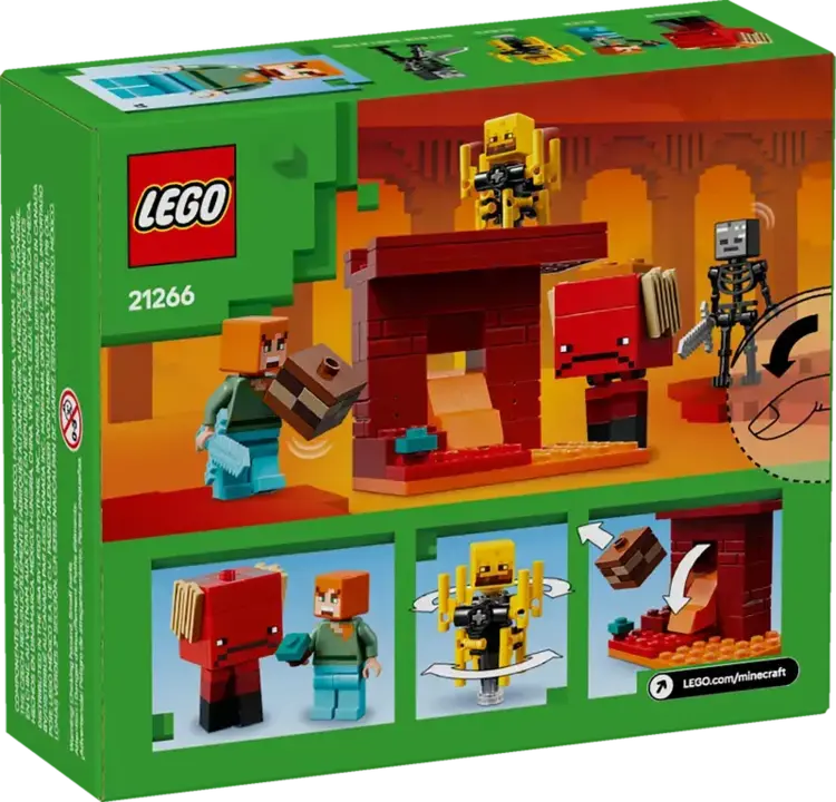 Lego Lego: Minecraft: La Bataille De La Lave Du Nether (ML) En Magasin Seulement