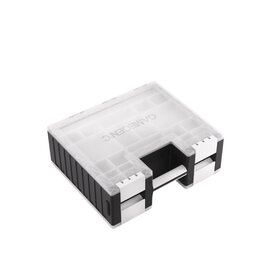 Gamegenic GGS22038 Card Storage: Game Castle: Black/White/Clear (ML)