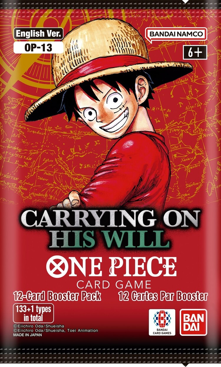 Bandai One Piece CG OP-13: Carrying On His Will: Booster (EN)disponible en magasin seulement