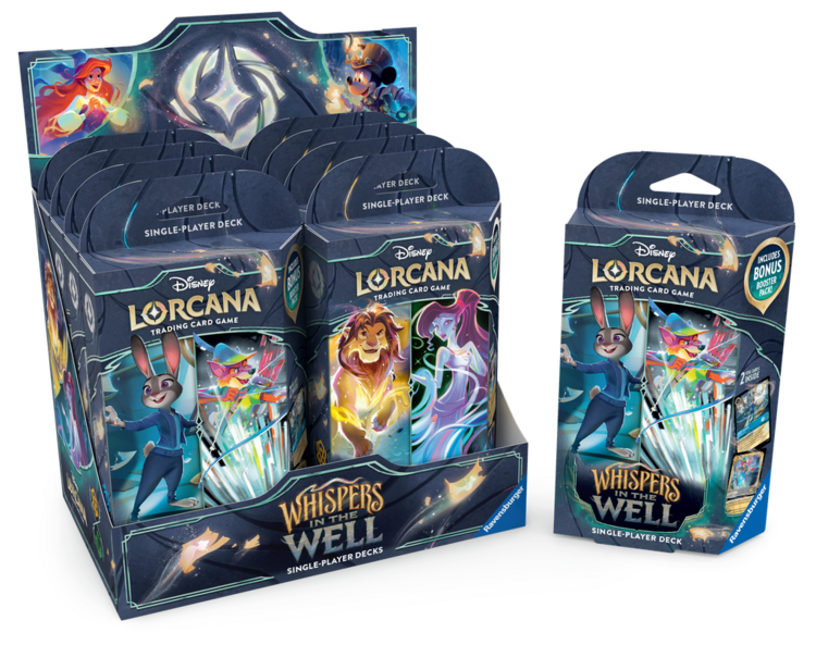 Ravensburger Lorcana Set 10: Whispers In The Well: Starter Deck: Robin Hood - Megara (EN) Disponible en magasin seulement
