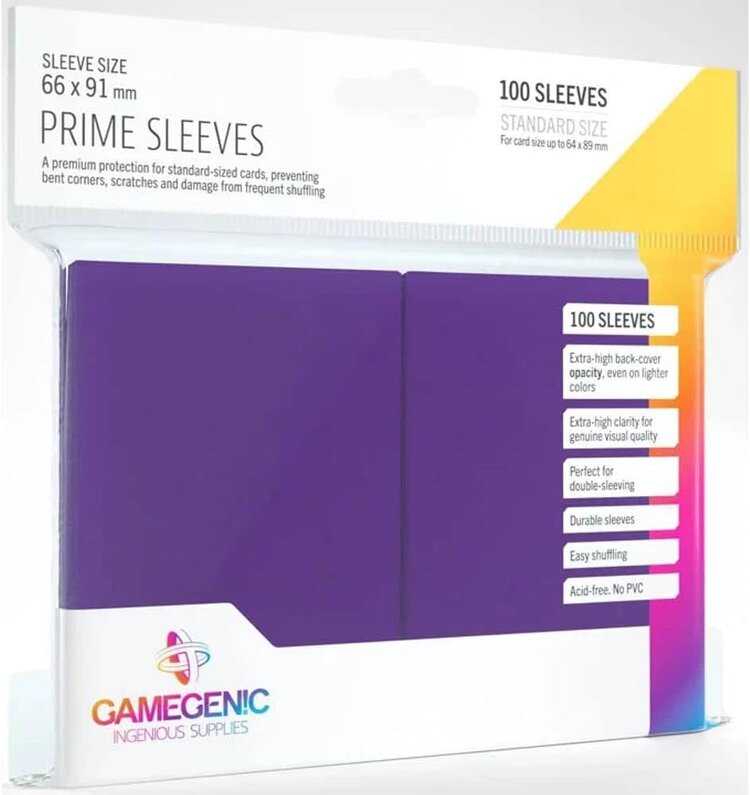 Gamegenic GGS10021ML  «Prime» 100 Sleeves Purple Gamegenic (ML)
