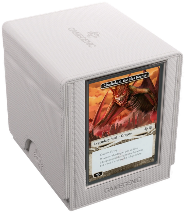 Gamegenic Deck Box: Sidekick Pro XL: White (100ct) (ML)