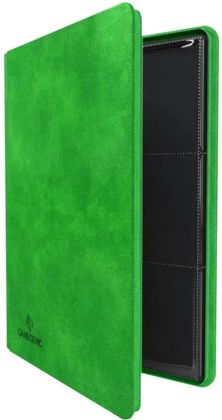 Gamegenic Binder: Zip-Up Album: 18-pkt: Green (ML)