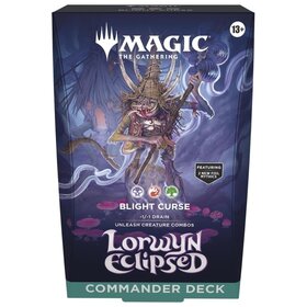 Magic Magic: Lorwyn Eclipsed: Commander: Blight Curse (EN) disponible seulement en magasin