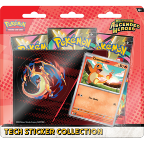 Pokemon Pokemon: ME2.5 Ascended Heroes Tech: Sticker Collection: Rouge Charmander (EN) disponible seulement en magasin