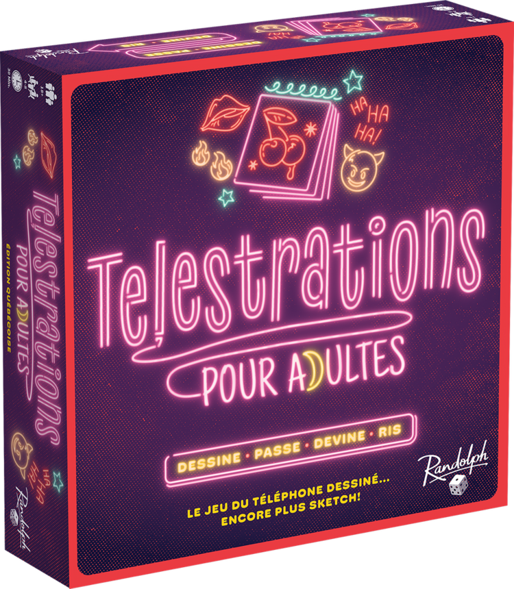 Randolph / USAopoly Précommande: Telestrations Pour Adultes: Édition Québécoise (FR)