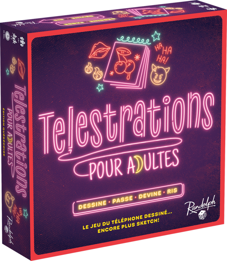 Randolph / USAopoly Telestrations: Pour Adultes: Édition Québécoise (FR)