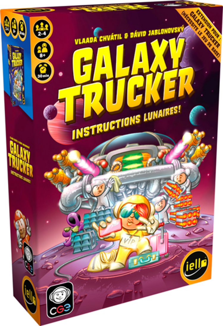 Iello Précommande: Galaxy Trucker: Ext. Instructions Lunaires (FR)