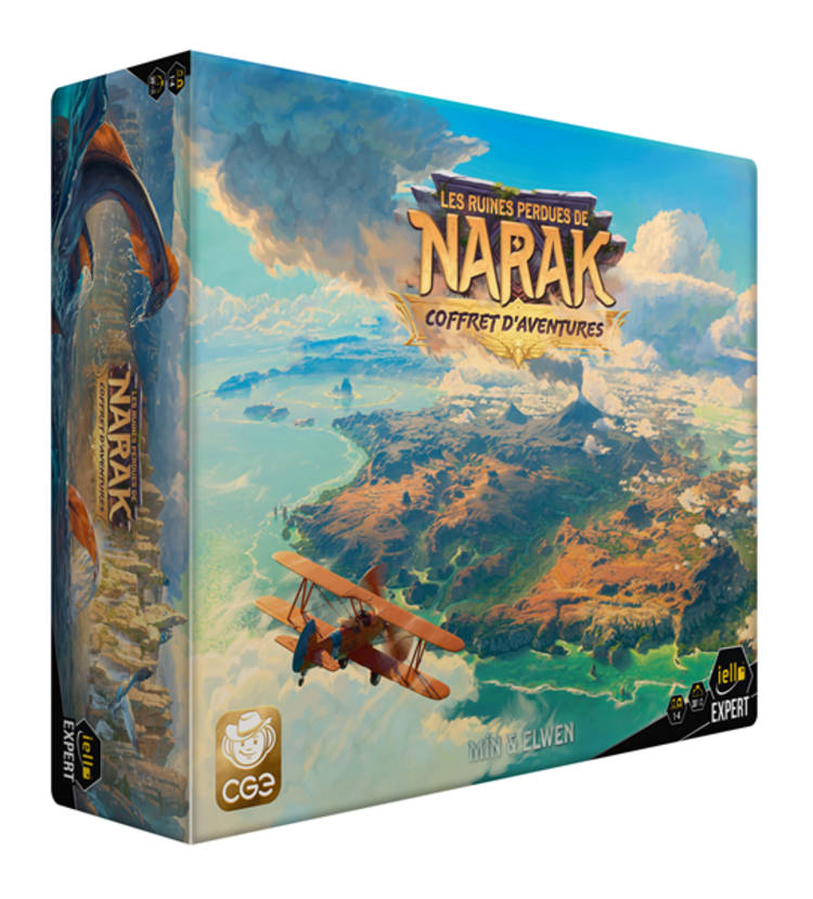 Iello Précommande: Les Ruines Perdues De Narak: Ext. Big Box : Le Coffret Aventure (FR)