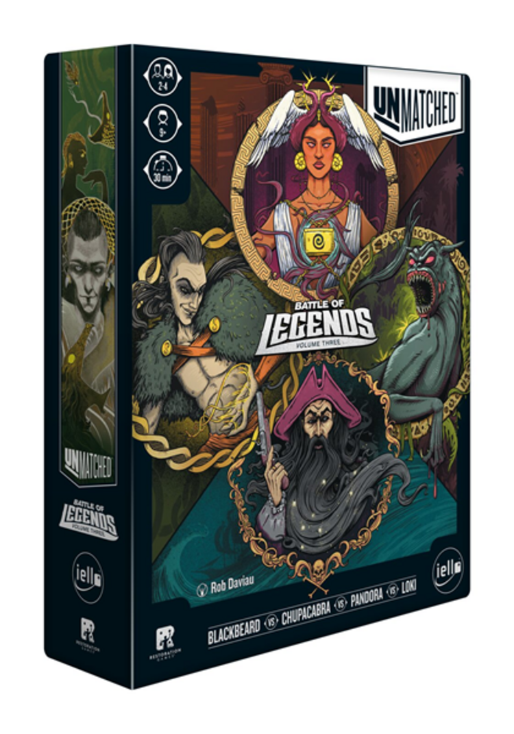 Iello Unmatched: Combats De Légende Volume 3 (FR)