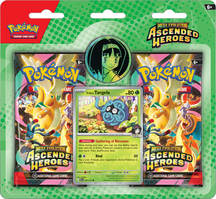 Pokemon Pokemon: Mega Evolution: Héros Transcendants 2 Pack Blitster: Erika (FR)