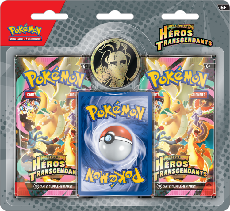 Pokemon Pokemon: Mega Evolution: Héros Transcendants 2 Pack Blitster: Larry (FR)