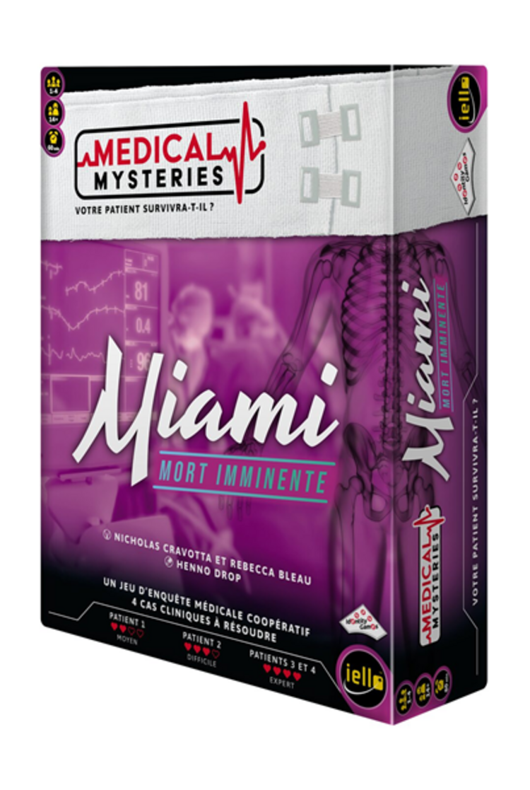 Iello Précommande: Medical Mysteries: Miami: Mort Imminente (FR)