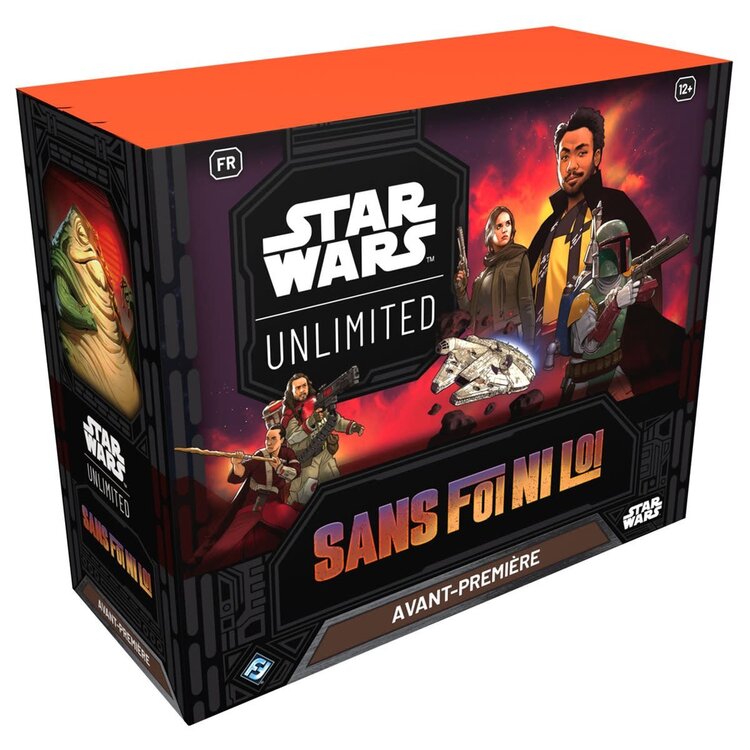 Fantasy Flight Games Précommande: Star Wars: Unlimited: Sans foi ni loi: Boite avant-première (FR)