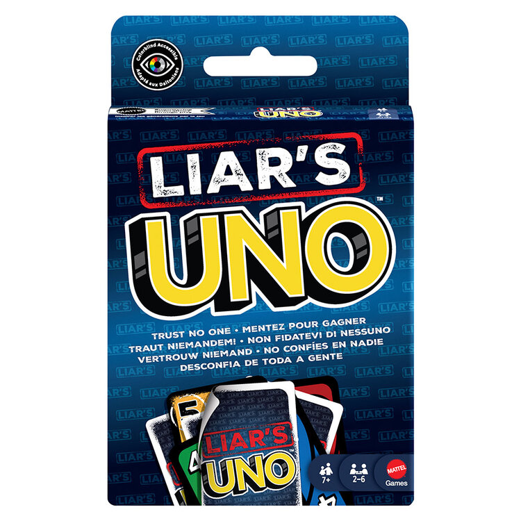 Mattel Games Précommande: Uno: Liar'S (ML)