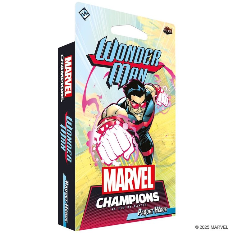 Fantasy Flight Games Précommande: Marvel Champions JCE: Wonder Man: Paquet Héros (FR)