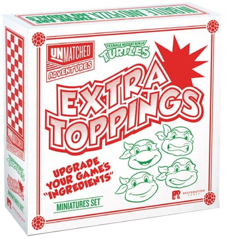 Restoration Games Unmatched: Adventures: Teenage Mutant Ninja Turtles: Extra Toppings: Miniatures Set (EN)