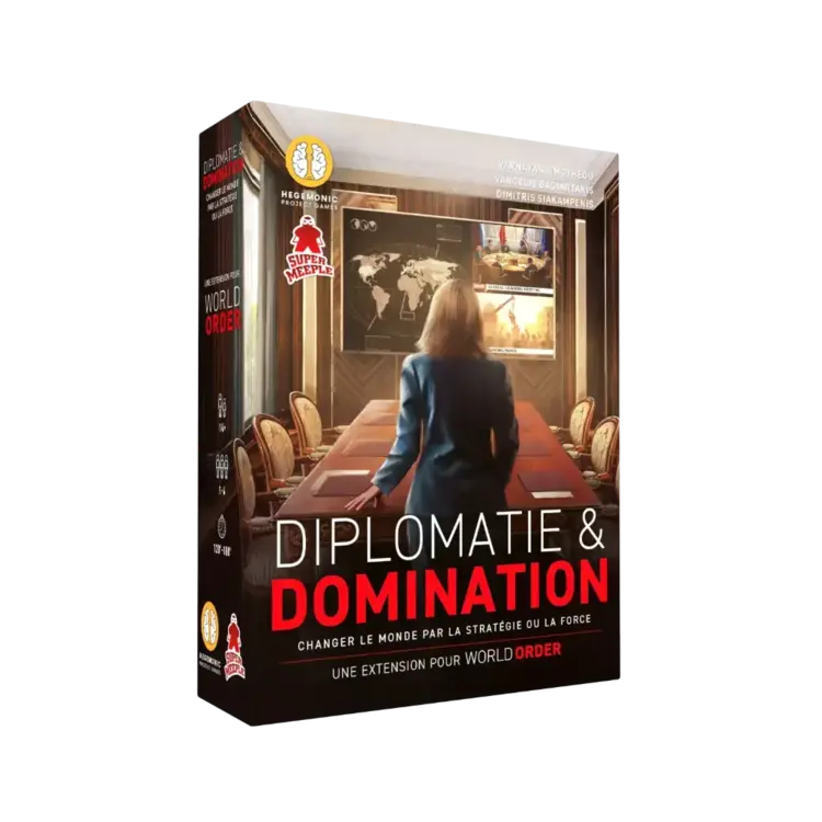 Super Meeple World Order: Ext. Diplomatie & Domination (FR)