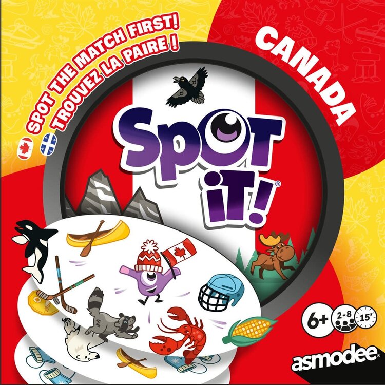 ZYGOMATIC Précommande: Spot It!: Canada (ML)