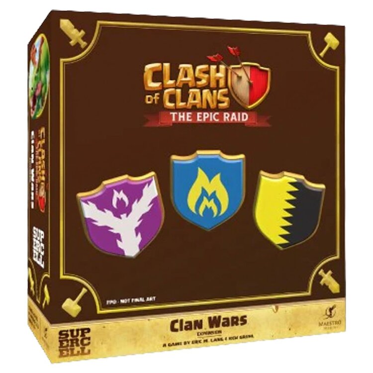 Maestro Media Précommande: Clash Of Clans: The Epic Raid: Clan Wars (EN)