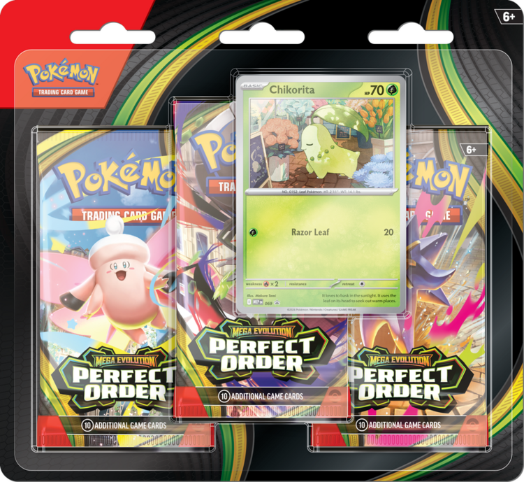 Pokemon Pokemon: Mega Evolution Perfect Order 3pk Blister