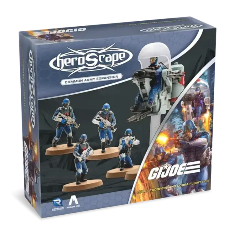 Renegade Game Studios Précommande: G.I. Joe Heroscape: Cobra Troopers And Cobra Flight Pod Army Expansion (EN)