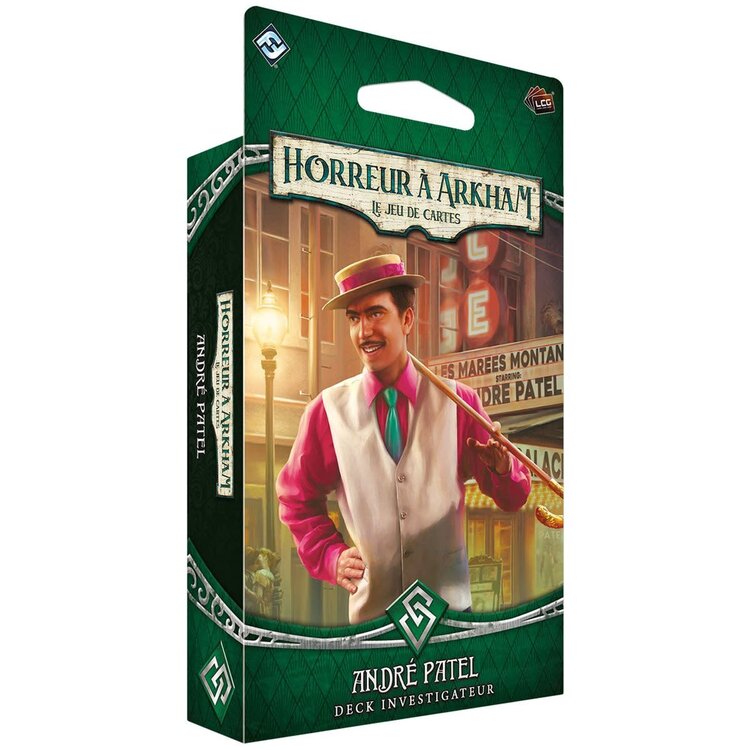 Fantasy Flight Games Horreur a Arkham JCE: Andre Patel : Paquet Investigateur (FR)