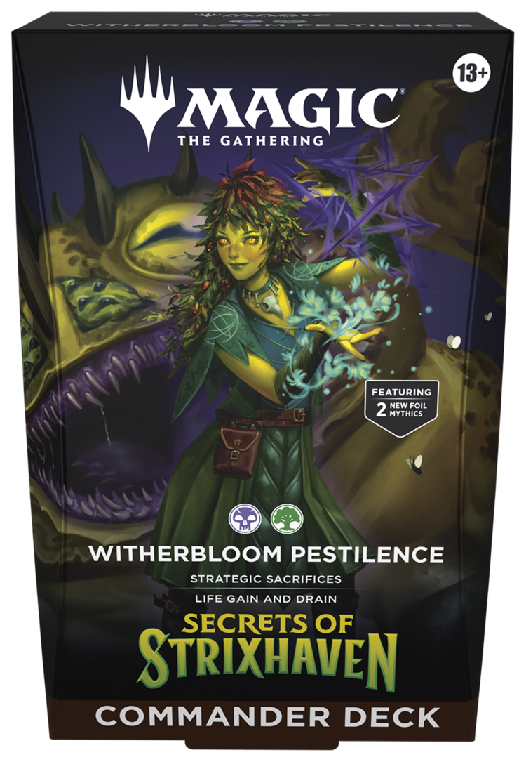 Magic Magic: Secrets Of Strixhaven: Commander: Witherbloom Pestilence (EN) Disponible en magasin seulement
