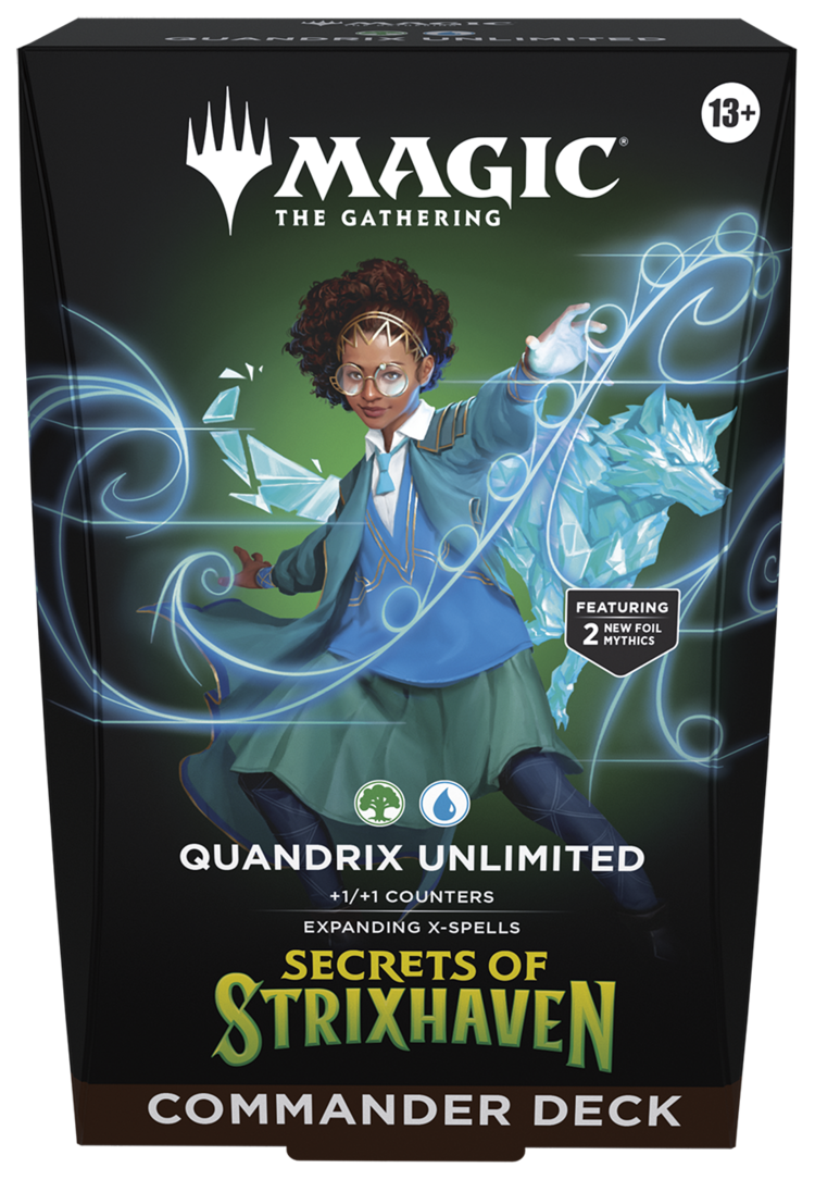 Magic Magic: Secrets Of Strixhaven: Commander: Quandrix Unlimited (EN) Disponible en magasin seulement