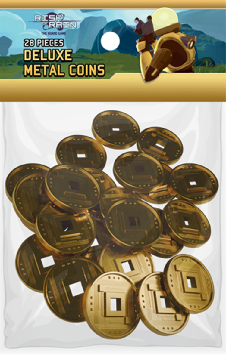 Misc. Boardgames Précommande: Risk of Rain: The Board Game: Ext. Deluxe Coins (EN)