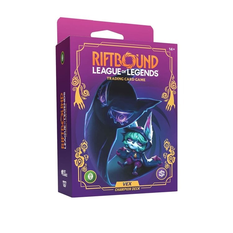 UVS Games Précommande: Riftbound: League of Legends TCG: Unleashed: Champion Deck: Vex (EN)