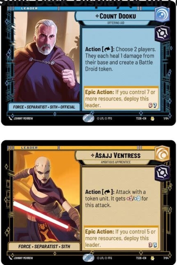 Fantasy Flight Games Star Wars Unlimited: Twin Suns: 4 Decks (EN)