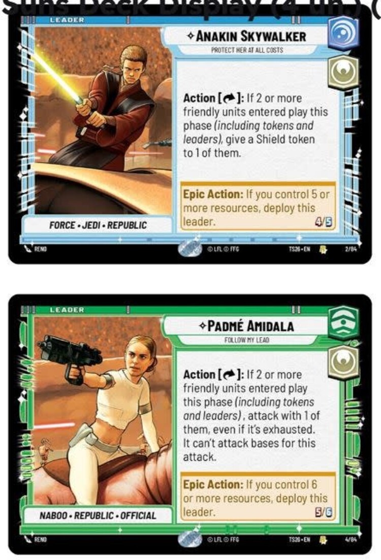 Fantasy Flight Games Star Wars Unlimited: Twin Suns: 4 Decks (EN)