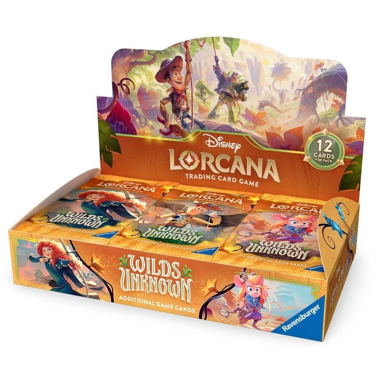 Ravensburger Disney Lorcana: Set 12: Wilds Unknown: Booster Pack (EN) Disponible en magasin seulement