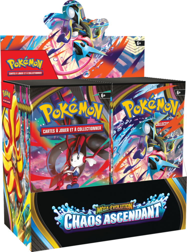 Pokemon Pokemon: ME04 Chaos Ascendant: Booster (FR) Disponible en magasin seulement