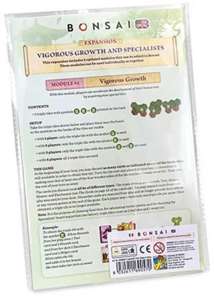 Dv Giochi Bonsai: Ext. Vigorous Growth And Specialists (EN)