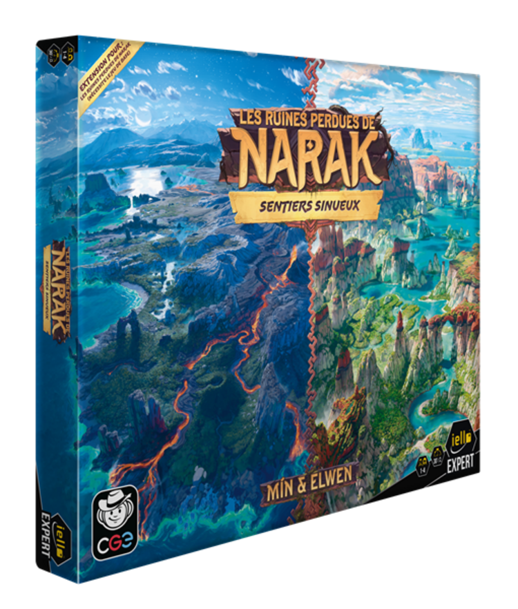 Iello Précommande: Les Ruines Perdues De Narak: Ext. Sentiers Sinueux (FR)
