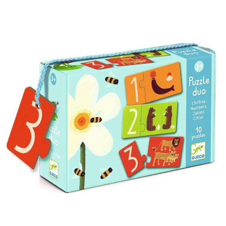 Djeco Puzzle Duo: Chiffres (ML)