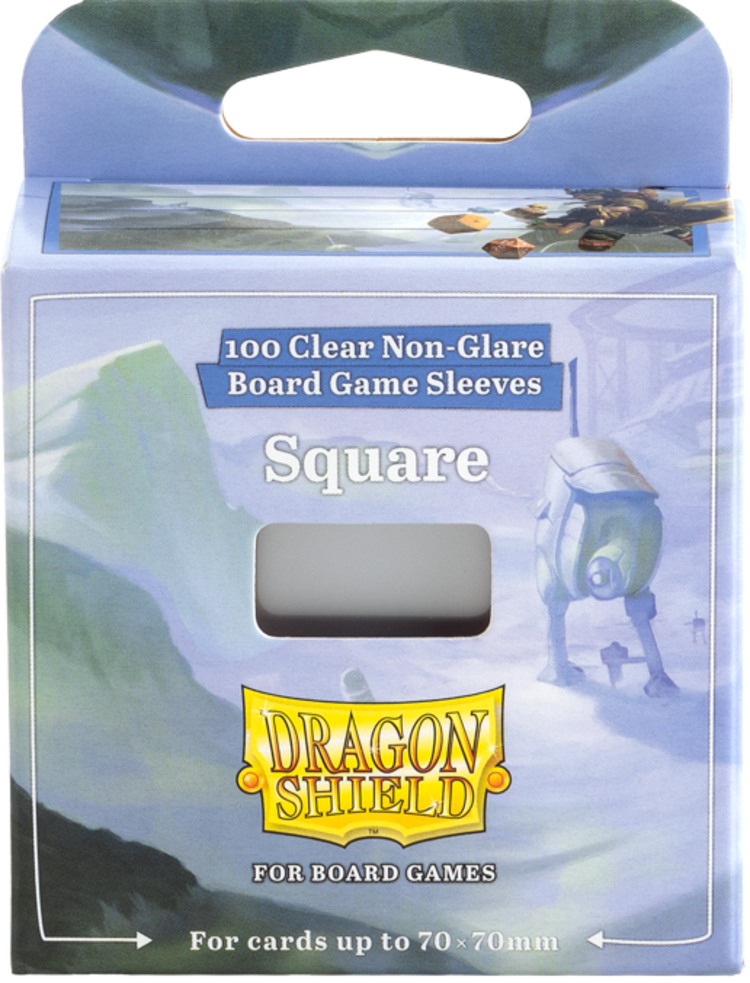 Arcane Tinmen AT-60207 Dragon Shield «Square» 70x70mm Clear/Non-Glare / 100ct