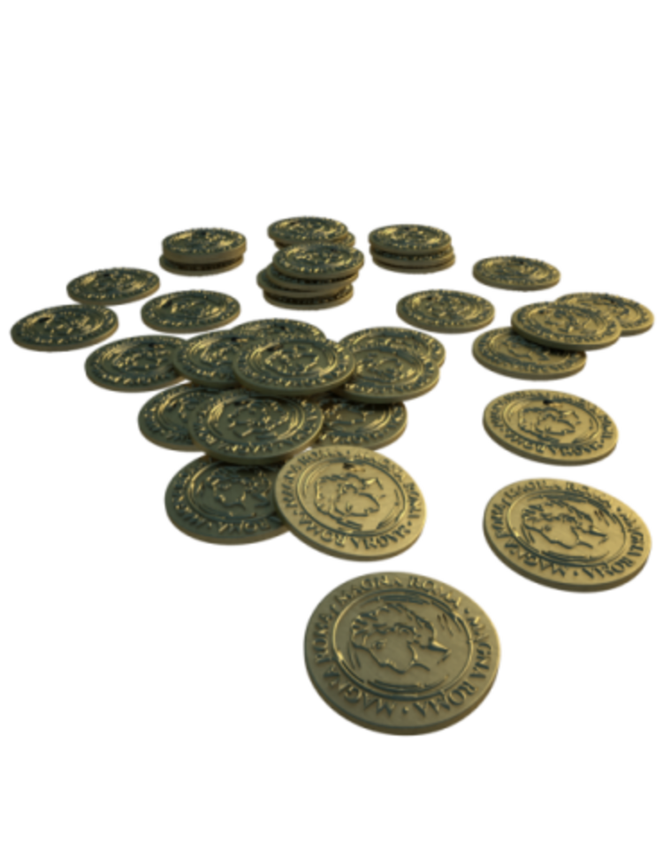 Archona Games Précommande: The Great Harbor: Ext. Metal Coins Set (EN)