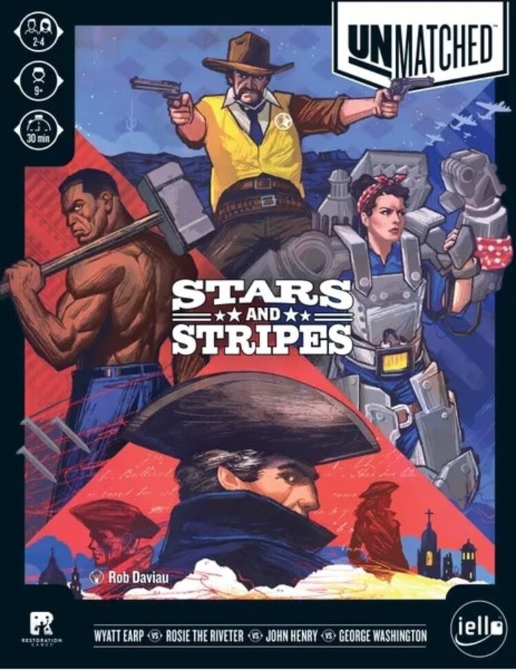 Restoration Games Précommande: Unmatched: Stars And Stripes (EN)