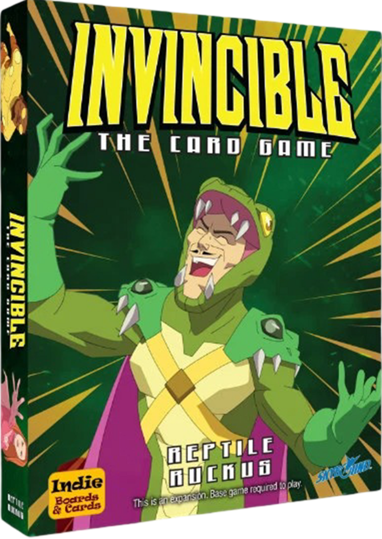 Indie Boards & Cards Précommande: Invincible The Card Game Season 2: Ext. Reptile Ruckus (EN)