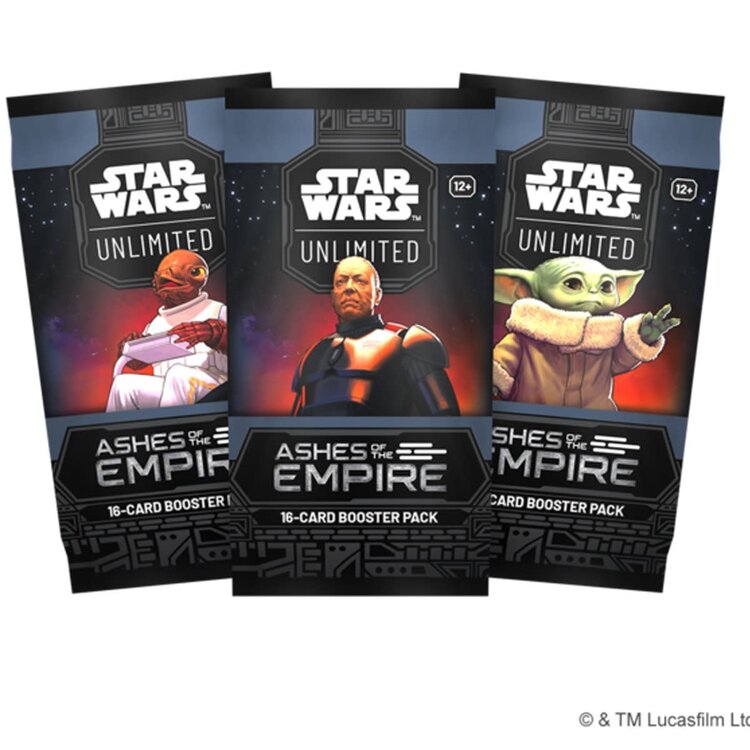 Fantasy Flight Games Précommande: Star Wars Unlimited: Ashes of the Empire: Booster Pack (EN)