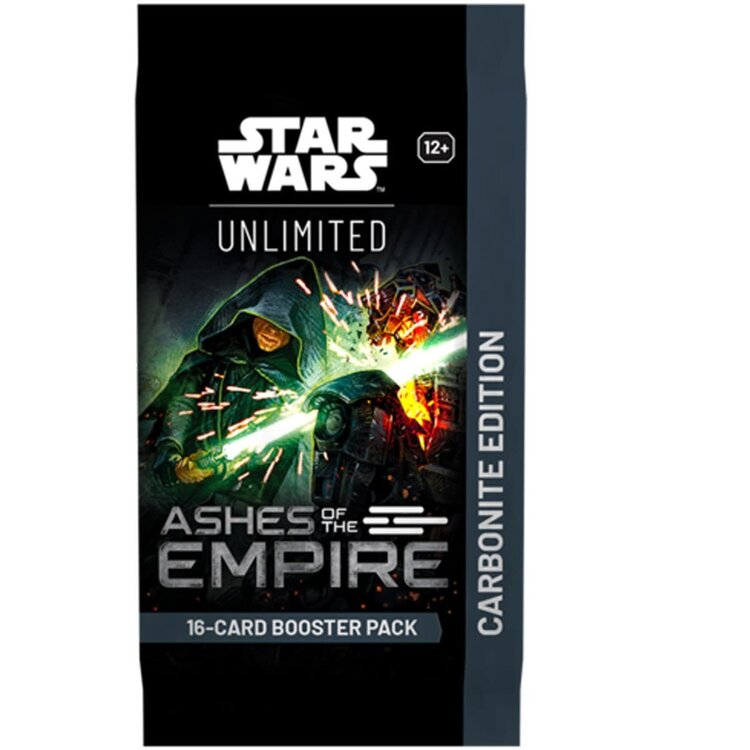 Fantasy Flight Games Précommande: Star Wars Unlimited: Ashes of the Empire: Carbonite Booster Pack (EN)