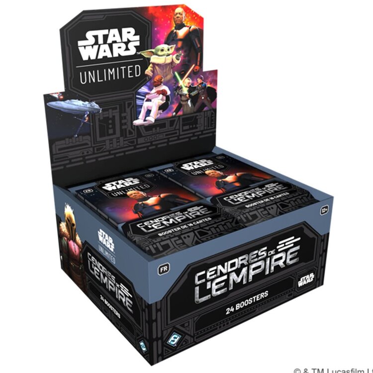 Fantasy Flight Games Précommande: Star Wars Unlimited: Cendres de l'Empire: Booster Display (FR)