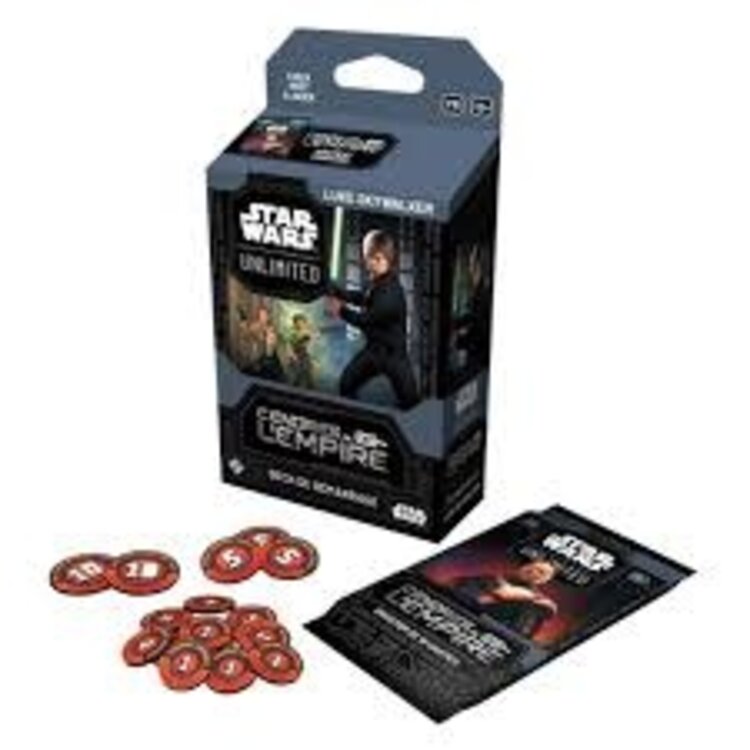 Fantasy Flight Games Précommande: Star Wars Unlimited: Cendres de l'Empire: Spotlight Deck: Luke Skywalker (FR)