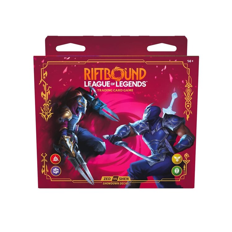UVS Games Riftbound: League of Legends TCG: Vendetta: Champion Deck Display: Zed vs. Shen (EN)