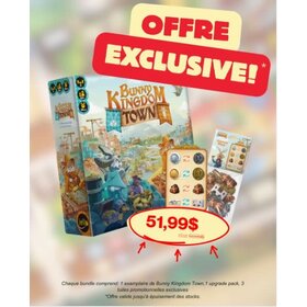 Iello Précommande: Bunny Kingdom: Town: Bundle + Upgrade Pack + Bonus Tuiles (FR)